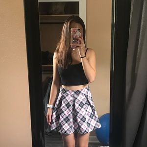 3/$20 Plaid Skater Skirt Size Petite Small